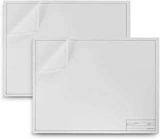 2 Pack - Pacific Arc Drafting Vellum Sheets, 10-Sheets 24 x 36 inches Paper Rag Vellum with Border and Title Block …