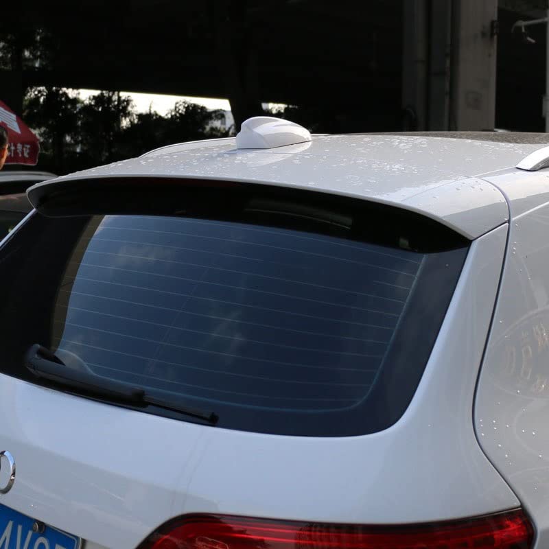 / Pasuje do Kona Electric Super Shark Fin Antena Silniejszy sygnał radiowy FM/AM odbiornik farba fortepianowa tworzywo ABS płaskie dno PET-L (perłowy biały)