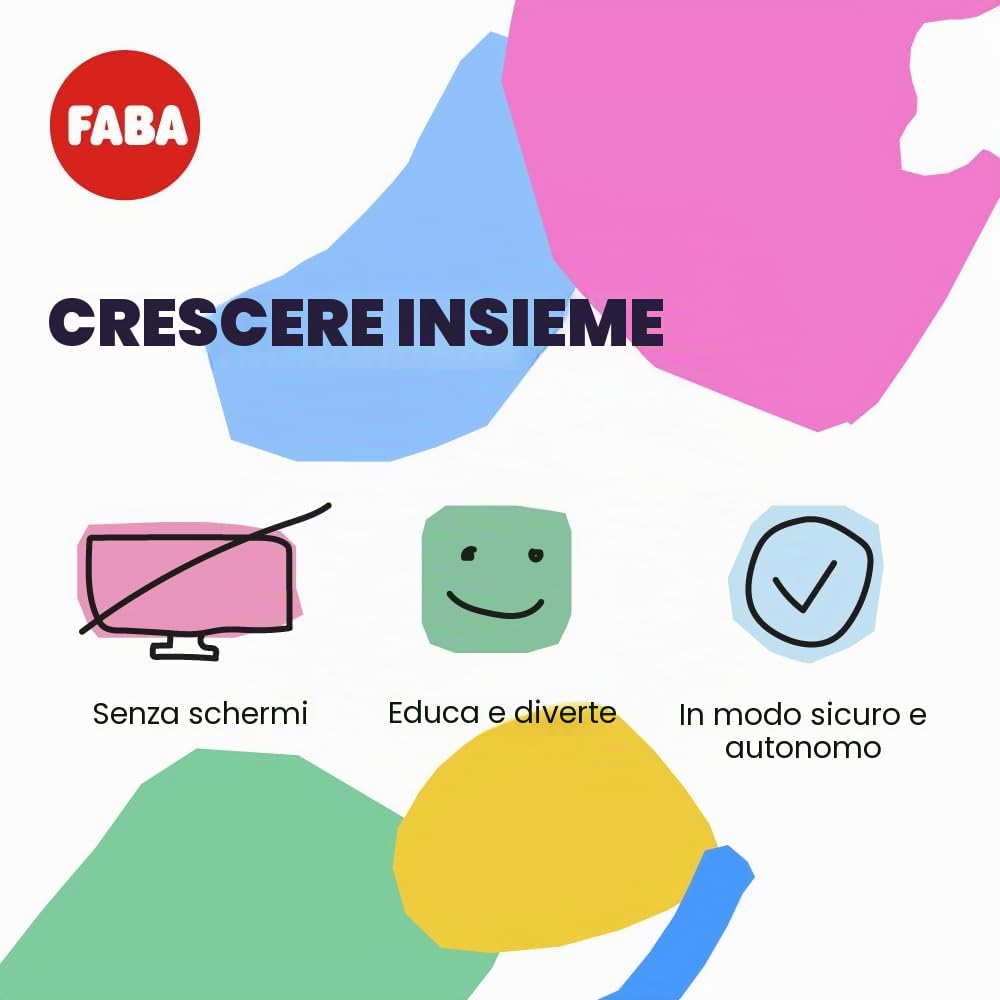 FABA- Cuentacuentos para Niñas y Niños, Altavoz con El Personaje Sonoro Ele El Elefante, Juego Educativo, Contenido apto Desde 0 Años