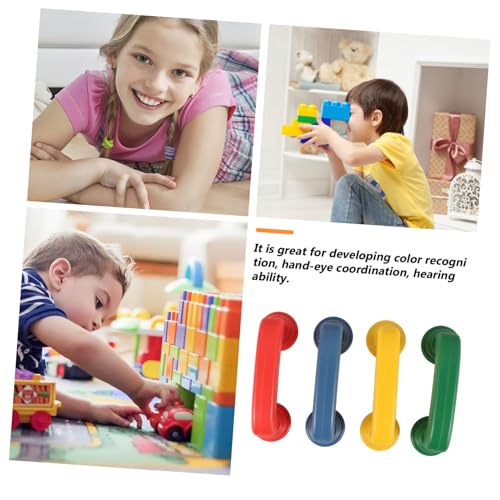 Téléphone factice plastique couleurs pour activités de crèche et école - 2