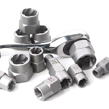 14 Pcs Puller Set Square Inner Female Hex Outside Drive for Bolts Nut Remover Set Removal Screws
