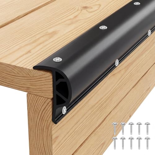 EaseThrift Boat Dock Bumpers for Edging Full Protection Dock Fender for Straight Edge and Side Includes Mounting Screws (Black 1PC Test)