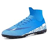  Zapatos de fútbol para niños, Zapatos de fútbol con Punta en Punta, Zapatos de fútbol para Entrenamiento al Aire Libre, Zapatillas de Deporte