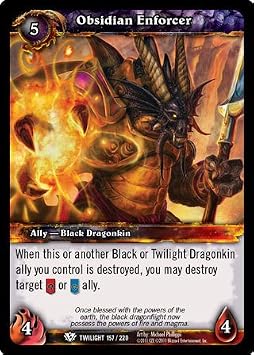World of Warcraft TCG - Obsidian Enforcer 157 - Twilight of The Dragons