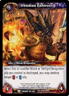 World of Warcraft TCG - Obsidian Enforcer (157) - Twilight of The Dragons