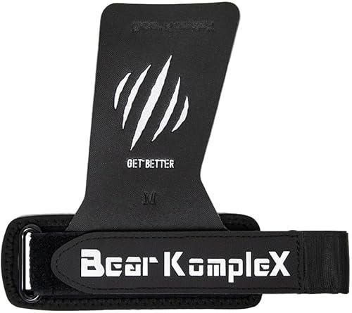 Miniatura 5 de Bear KompleX Black Diamond - Agarres sin agujeros para levantamiento de pesas, ligeros y de alto rendimiento, protegen las manos y proporcionan