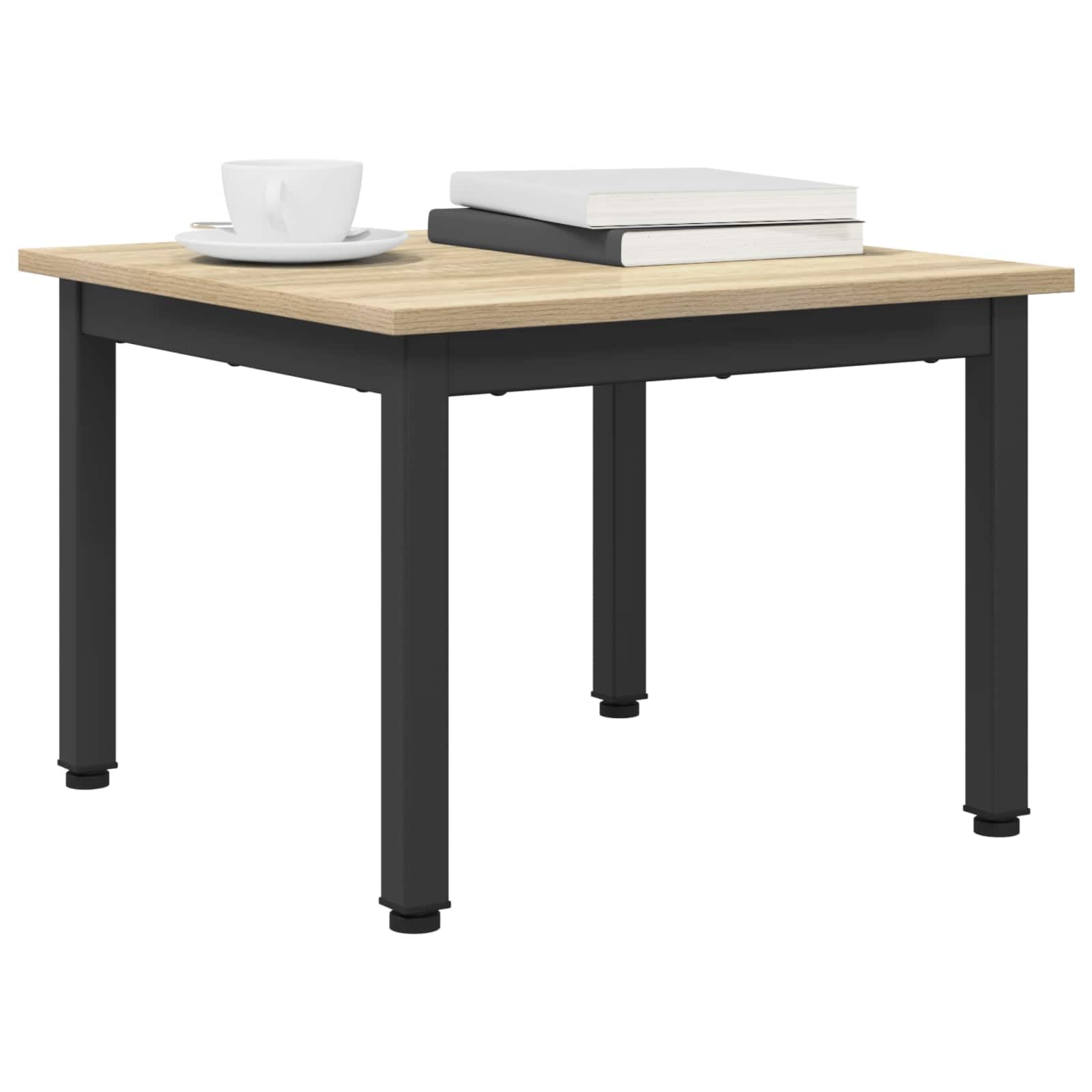 Vidaxl Coffee Table Sonoma 50 X 50 X 36 Cm Engineered Wood Brown