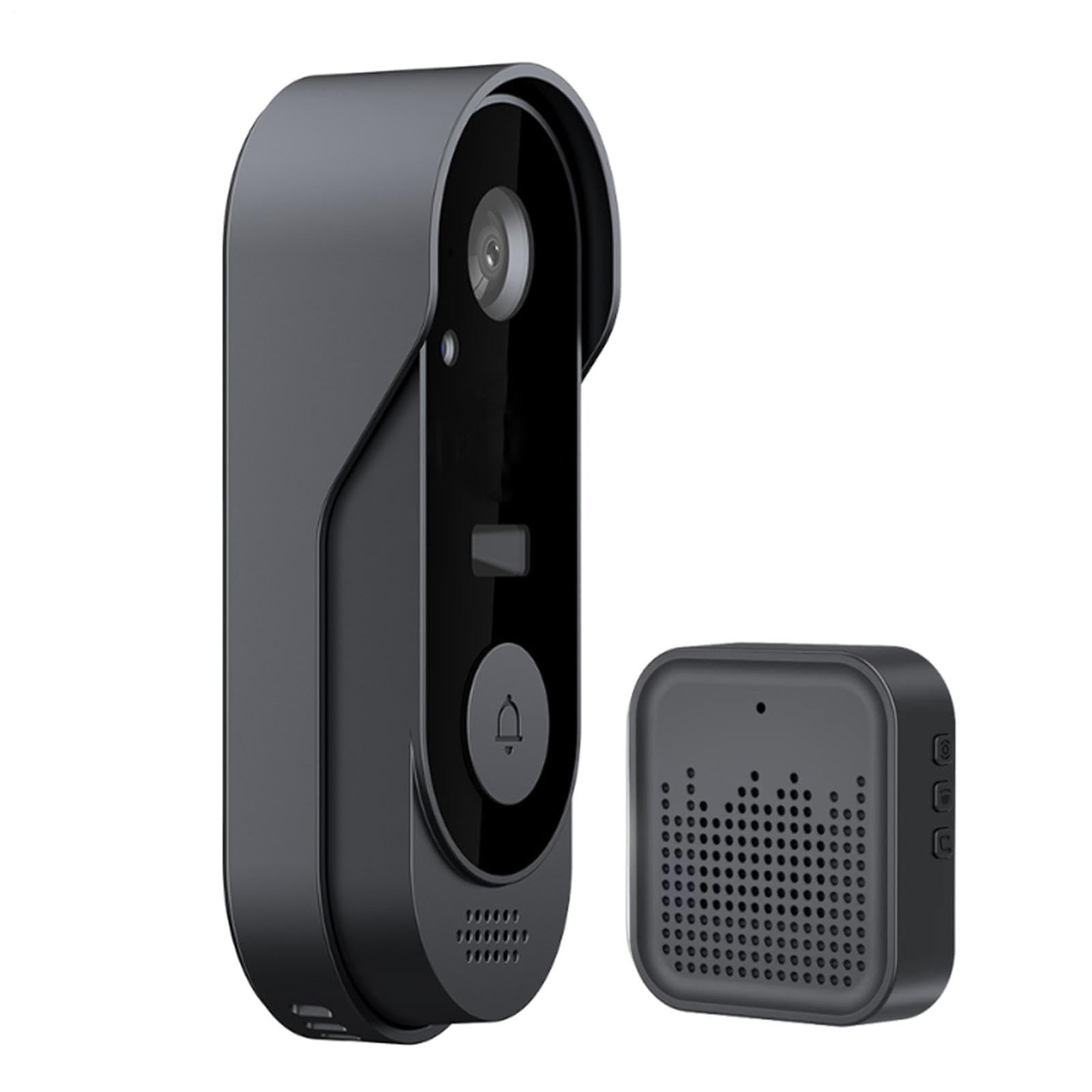 Campanello Video Sensore Sicurezza, Monitor, Cloud Storage | Videocamera Wireless D'Ingresso Avvisi Notturni Per Appartamento, Porta, Interno, Esterno