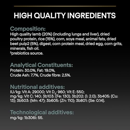 Pro Plan PURINA PRO PLAN Medium Puppy Sensitive Digestion Welpenfutter trocken, reich an Lamm, 1er Pack (1 x 3 kg)