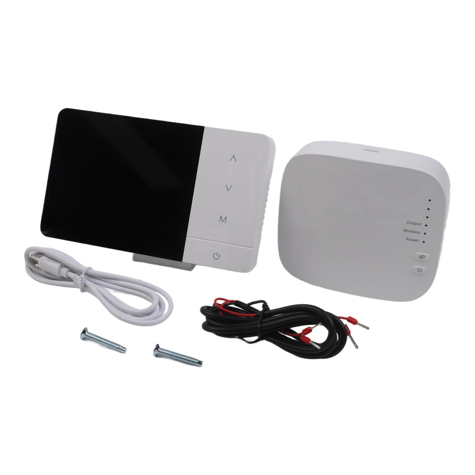 Thermostat intelligent, contrôleur de chauffage, application Tuya, contrôle de la chaudière sans fil, compatible vocal, précision ± 0,5 °C, 6 périodes quotidiennes, anti-gel, verrouillage
