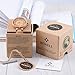 BEWELL Reloj Mujer Madera Analógico Cuarzo Japonés con Correa de Madera Redondo Casual Relojes de Pulsera Imagen de BEWELL Reloj Mujer Madera Analógico Cuarzo Japonés con Correa de Madera Redondo Casual Relojes de Pulsera