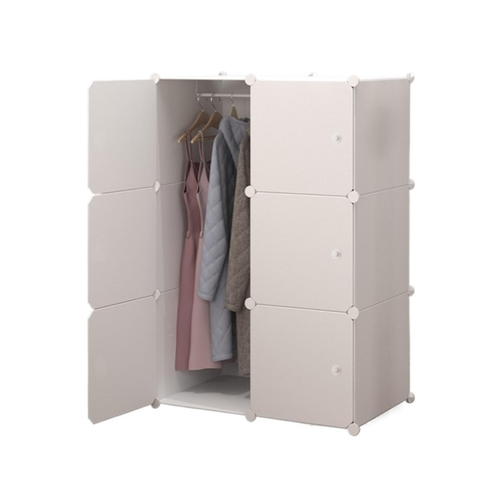 Armario ropero portátil ideal para organizar habitaciones pequeñas y dormitorios juveniles