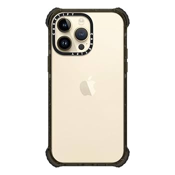 ☆iPhone 14 Pro Max ケース CASETiFY ブラック透明 CASETiFY Ultra Impact Protective Case for iPhone 14 Pro Max