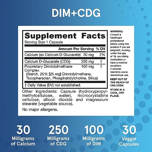 Jarrow DIM Plus, DIM Supplement Hormone Balance, 30 Count - image 6