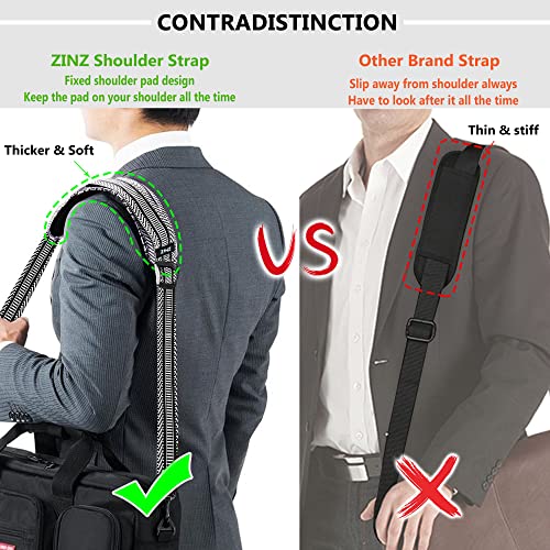 Image of ZINZ Bag Shoulder Strap, Padded Adjustable Shoulder Strap Replacement