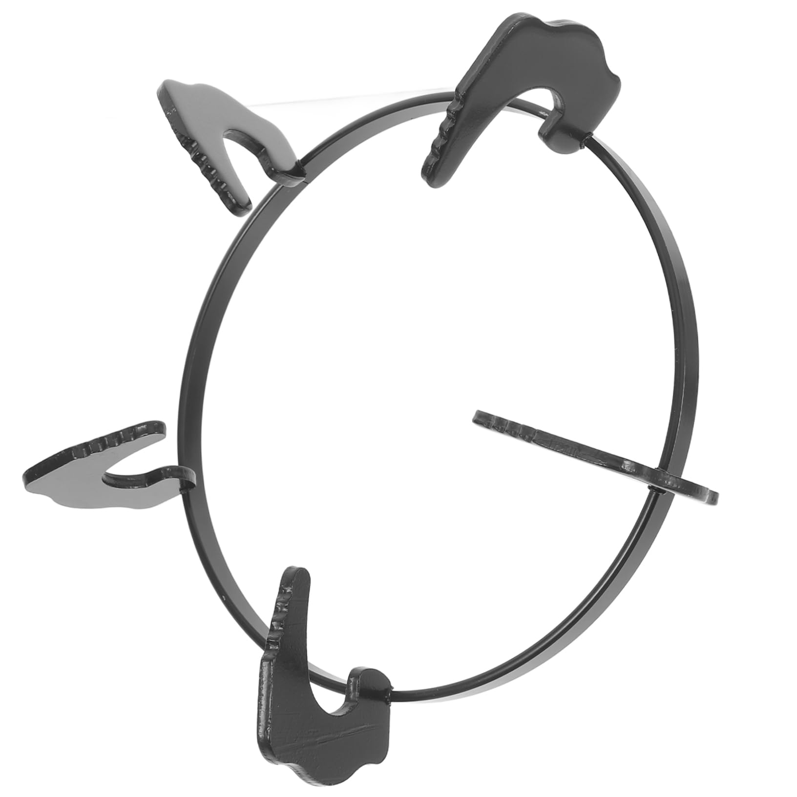 HEALEEP Heat Resistant Iron Stove Rack for Gas Stoves Slip Wok Support Kitchen Supply for and High Temperature Resistance