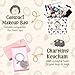 Imagen de Photect 3 Piezas Set de Regalo para Amantes de Animal para Mujeres Incluye Calcetines Bolsa de Maquillaje y Llavero de Acero Inoxidable para Cumpleaños