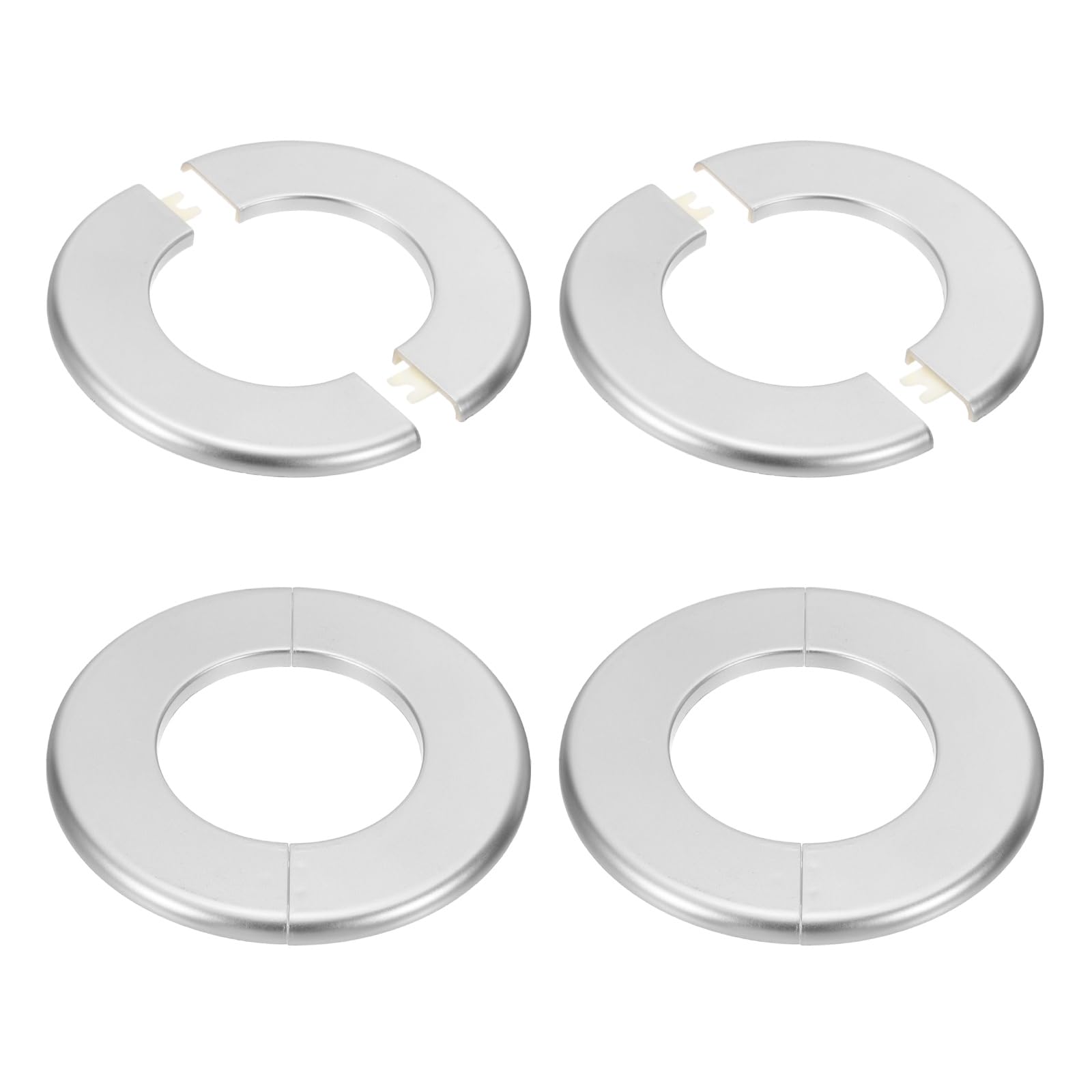 Plaque Rondelle De Couverture Plomberie PPR 78mm PATIKIL Argent 4 Pcs