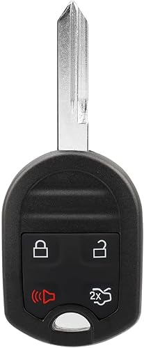 NPAUTO Llavero de repuesto para Ford Expedition Mustang Escape Fusion Edge Taurus Explorer 2003-2017, Mercury Sable, Lincoln Navigator y más,