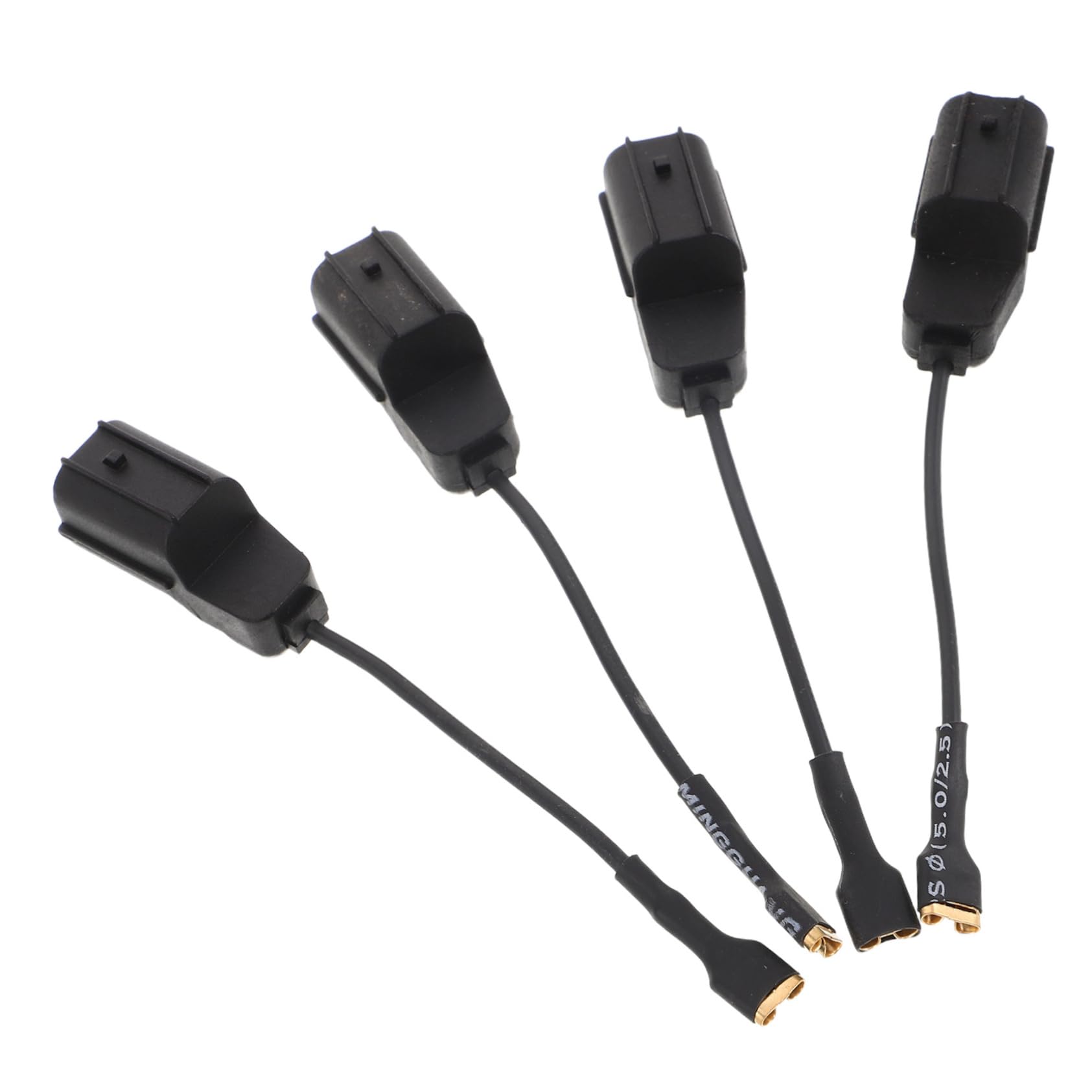 Cabilock 4pcs Car Horn Socket Adapter Kit for Durable Wiring Harness for Enhanced Sound System Simple Installation for Improved Signal Transmission Compatible Electrical Accessory