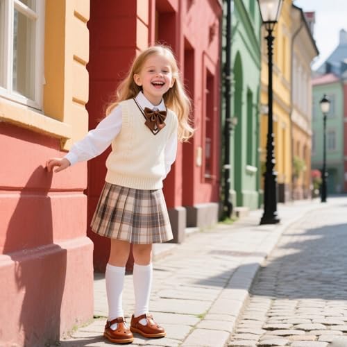 Image of Otter MOMO Toddler /Little Girls Mary Jane Slip-on School Uniform Party Dress Shoes