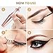 Magnetic Eyelashes and Magnetic Eyeliner Kit with Tweezer,Waterproof Liquid Eyeliner ,Reusable 5 Magnets 3D Magnetic Natural False Eyelashes Comes with 3 pairs