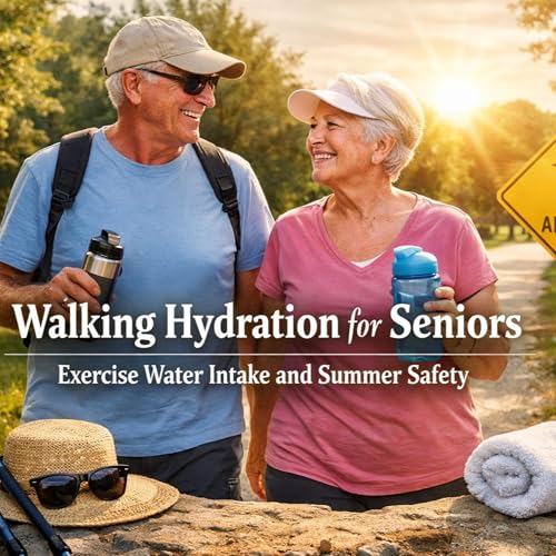 Senior Walking Hydration | How Much Water Do You Really Need in Summer?