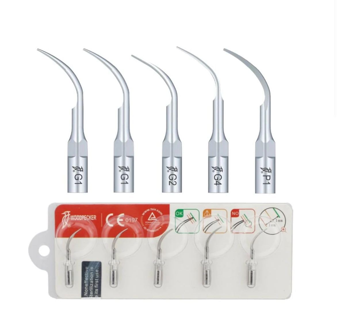 Dental Ultrasonic Piezo Scaler Tips fit EMS Woodpecker / DTE SATELEC CE FDA