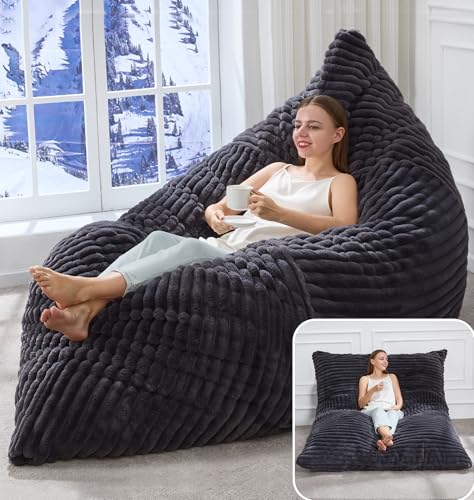 Hobestluk 3 in 1 Bean Bag Chair Giant Bean Bag