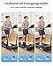 THERUN Laufband für Zuhause Klappbar,Walking Pad Leise mit 10% Manuelle Steigung & LED-Anzeige,Treadmill bis 10 km/h,Doppelte Stoßdämpfung Laufband Schreibtisch für Zuhause & Büro (Manuelle Neigung)