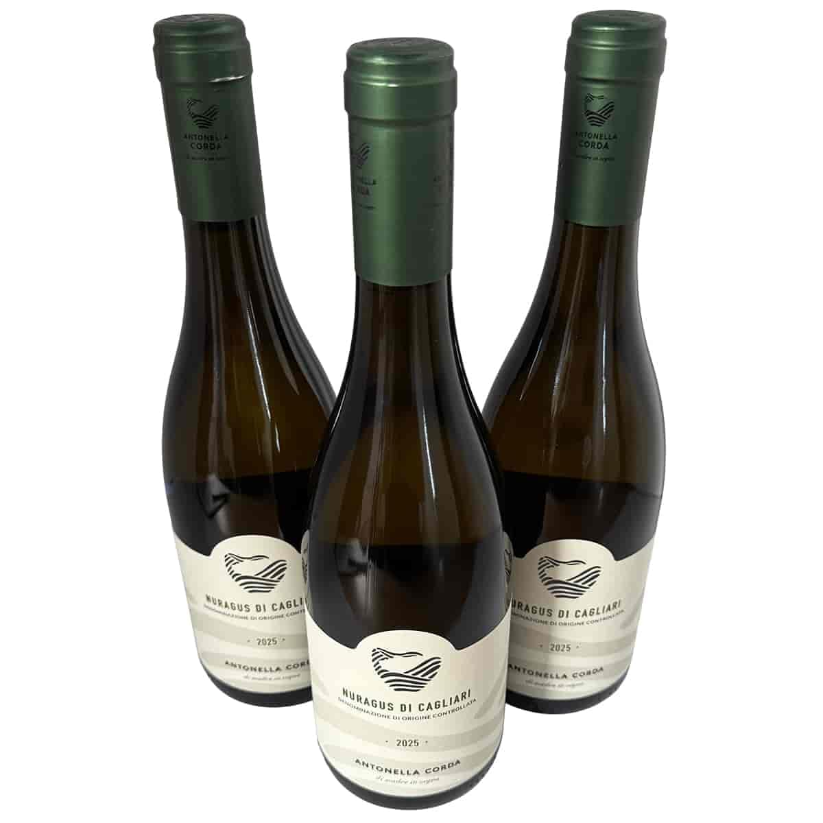 Antonella Corda Nuragus di Cagliari DOC BIO 2025 – 3×0,75 l – Sardischer Bio Weißwein – Trocken, mineralisch & elegant – Premium Wein aus Italien
