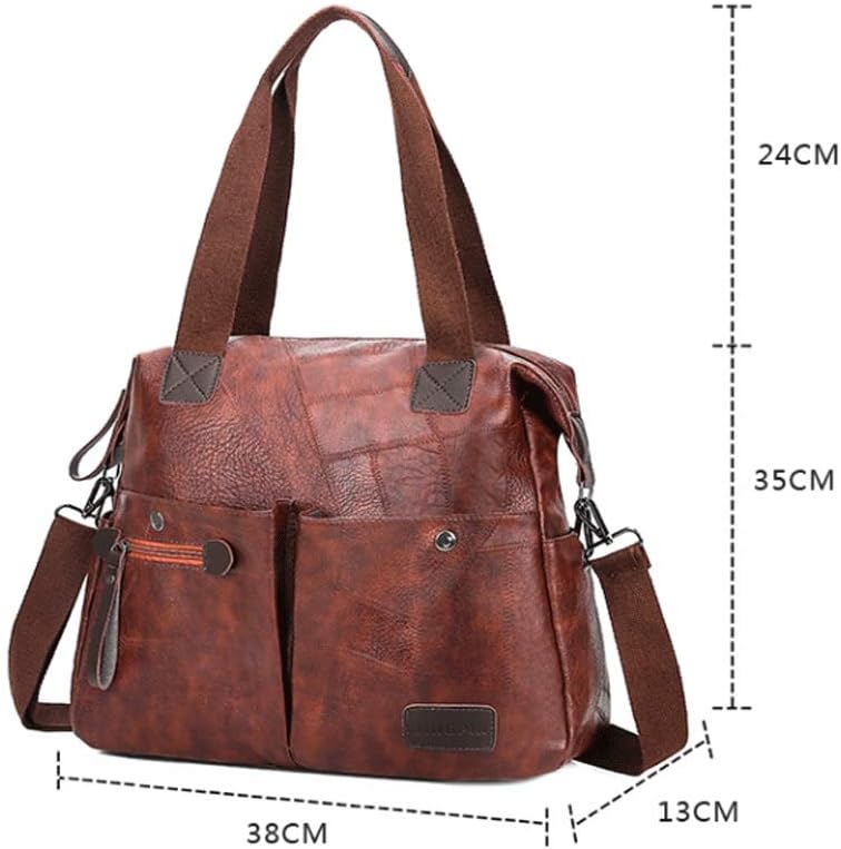 Shoulder Bag Lady Soft Leather Handbag, Large Capacity Fringed