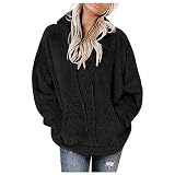 kansuum Damen Pullover Elegant Geometrisch Schaufelhals Hoodie Mit Taschen Elegant Abendmode Hoodie Streetwear Sportbekleidung