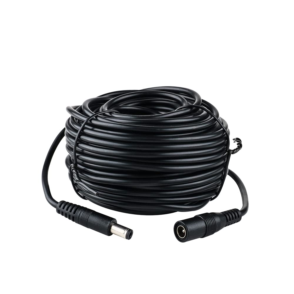 Sqlszt DC Power Adapter Extension Cable 60 feet 2.1mm x 5
