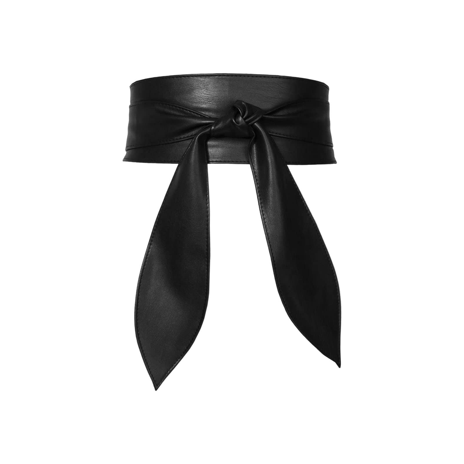 LumiSyne Cinturón Obi De Mujer Retro Ancho Cinturón De Cincha Cuero PU Suave Moda Cinturón Envolvente Con Corbata Cinturon De Nudo Cinturón Corsé Cinturón Para Vestido Fiesta Diaria