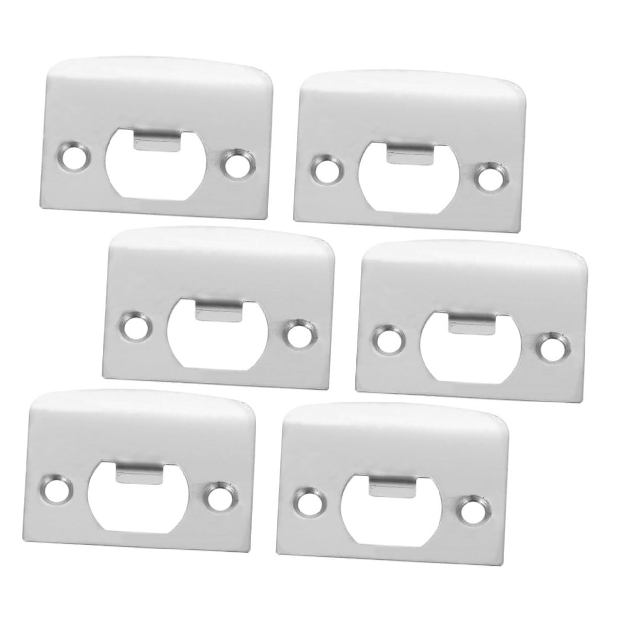 DOITOOL 4 Ensembles Boucle À Ardillon Verrouillable Close Closure Portail Lock Sécurité Loquet Bouchon Dehors Kit De Réparation En Acier Inoxydable Couvertures De Porte Silver 6 Pièces * 4