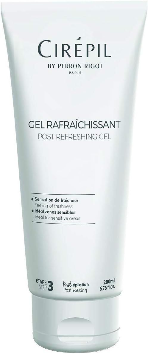 Cirepil - Post Refreshing Gel - 200ml / 6.76 fl oz - Soothes and Cools the Skin After Waxing - Post-Waxing Treatment