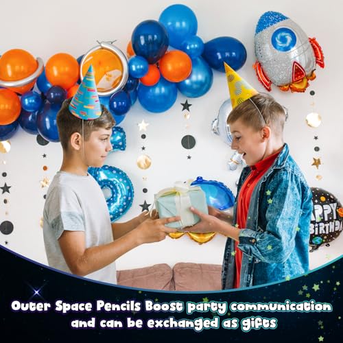 Set de 24 lápices espaciales para niños multicolor miniatura 6