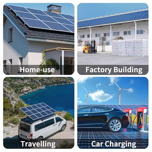 RC Mikrowechselrichter 2000W für Balkonkraftwerk, 26-60V DC Eingang pro Kanal, 99.8% MPPT Inverter, unterstützt WiFi & Bluetooth, App Fernüberwachung, IP67, 0% Mehrwertsteuer