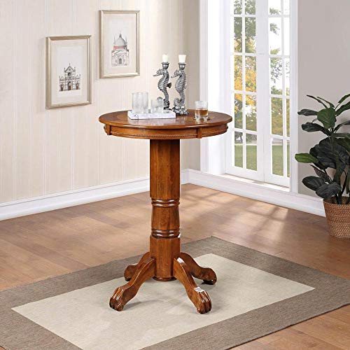 Boraam Florence Pub Table, 42-Inch, Walnut #TOP1