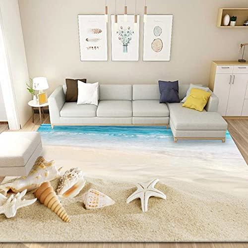 Deco chambre garcon avec ce superbe tapis bleu 3D de taille 50x80cm - 2
