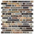 STICKGOO Peel and Stick Backsplash - 10 Sheets of 12”×12” - 3D Self Adhesive Peel and Stick Tile Backsplash for Kitchen & Bathroom