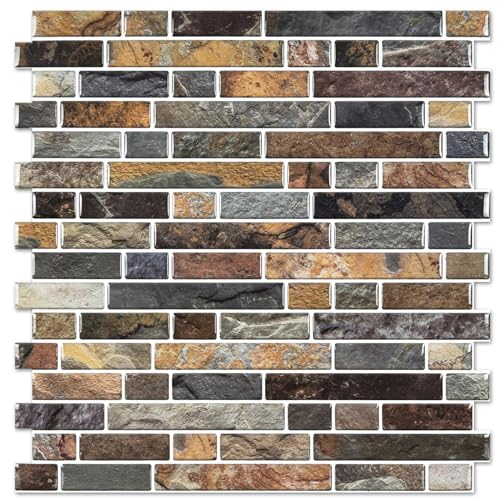 STICKGOO Peel and Stick Backsplash - 10 Sheets of 12”×12”