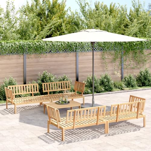 Snsowed Set de sofás de palets de jardín 5 pzas Madera Maciza de Acacia, Set De Jardin Exterior, Muebles De Jardin, Muebles Jardin Exterior, Conjunto Mueble Jardin - 3209318