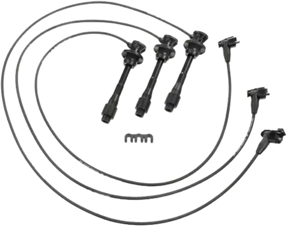 ENA Set of 3 Ignition Coil Pack with 6 Spark Plug and Wire Set Compatible with Lexus Toyota ES300 1996 1997 1998 1999 2000 2001 Solara 1999 2000 2001 2002 2003 V6 3.0L Replacement for UF155 9008019012