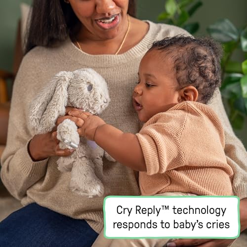 Image of Ingenuity Sylvi Soother, Cry Activated, Plush Bunny, 0+ M
