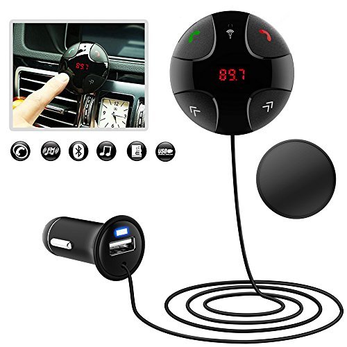 Adaptador del kit del coche Manos libres Llamada, transmisor / receptor de Bluetooth, Bluetooth 3.0 Manos libres Transmisor de FM