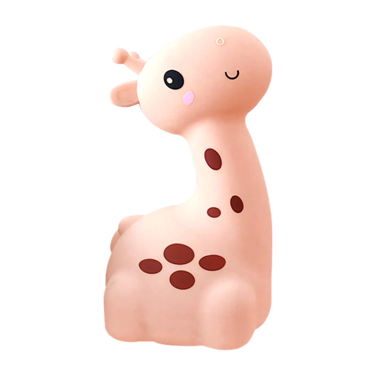 Kaeltsyn Giraffe Shape Silicone Night Light USB Rechargeable Touch Control Multicolor Glowing Portable Children Lamp for Bedside Dimmable Children Bedside Lamp