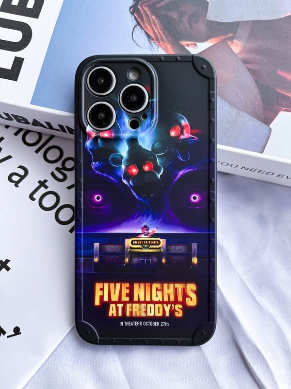 Miniatura 2 de Funda temática de juego aterrador de cinco noches diseñada para iPhone XR, TPU a prueba de golpes, funda protectora de terror, regalo para niños,