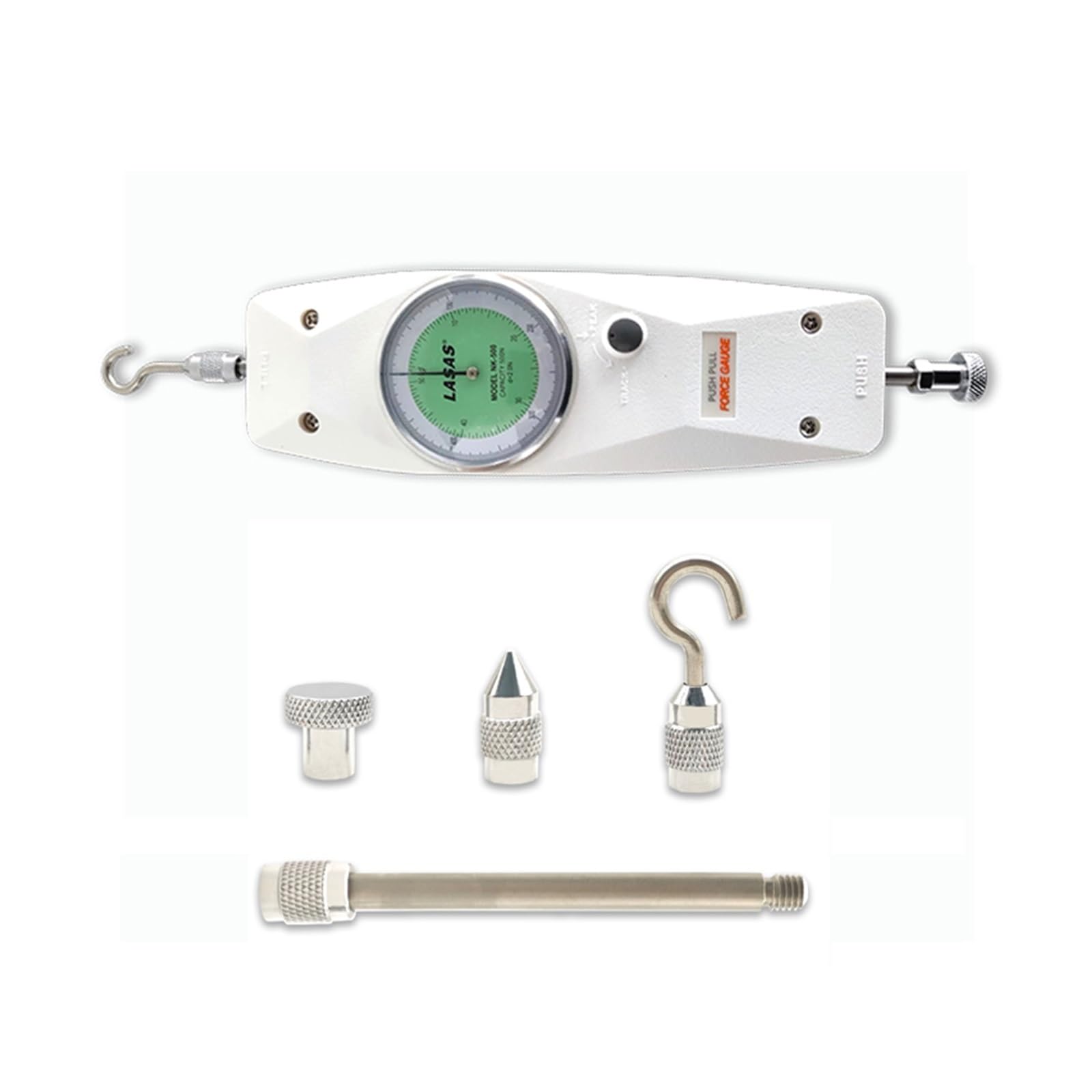 Probador de fuerza, medidor tensión analógico empuje y tracción, instrumentos medición del dinamómetro Pruebas de materiales(NK-300N 30kgf)